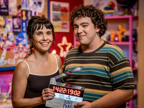 Débora Falabella e Miguel Lallo em Quinze Dias (Reprodução)