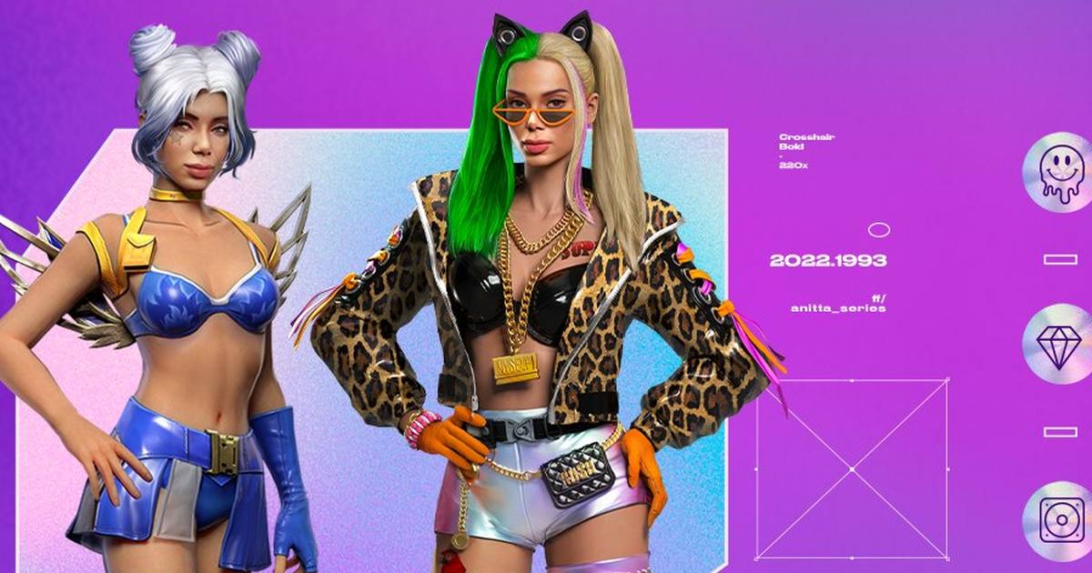 Anitta será personagem de Free Fire e terá música exclusiva dentro do jogo