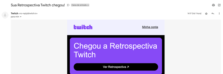 Sua Retrospectiva Twitch anual