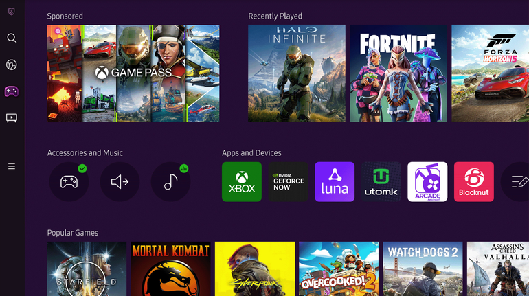 Samsung Gaming Hub, nova plataforma de streaming de jogos, está