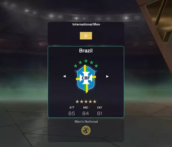 EA Sports FC 26 terá Seleção Brasileira
