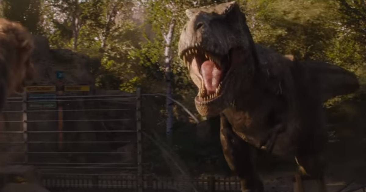 Dinossauro Mosassauro - Coleção Jurassic World 2 : Tiranossauro Rex 