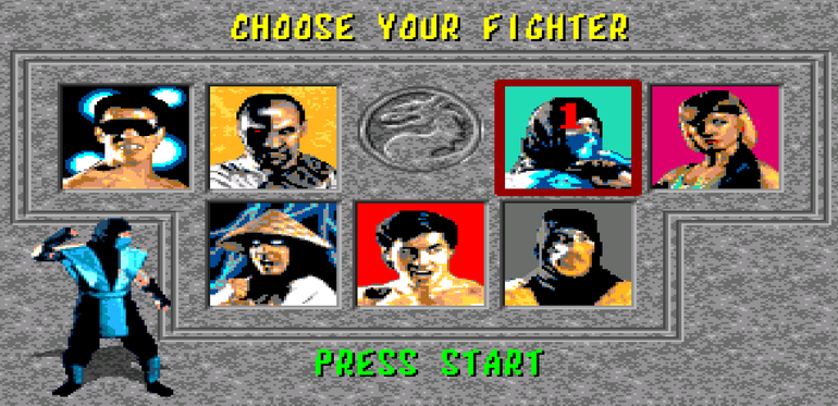 Todos personagens MK1 #mk #mortalkombat #scorpion #subzero #mk1 #morta