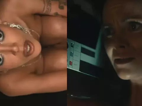 Doja Cat e Christina Ricci em "Demons" (Reprodução/YouTube)