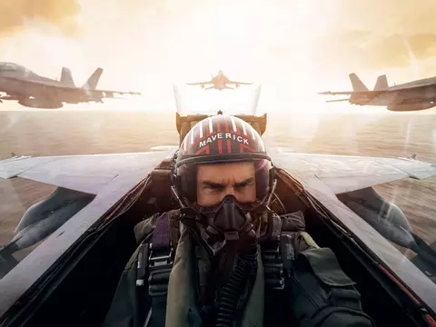 Cena de Top Gun: Maverick (Paramount/Divulgação)