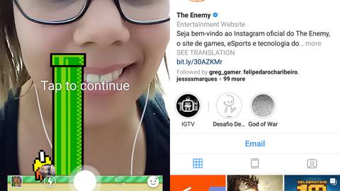 Como fazer para jogar o joguinho do piano e o Flappy Bird no Stories do  Instagram - Positivo do seu jeito