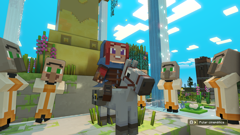 Minecraft Legends leva ação e estratégia para mundo da Mojang