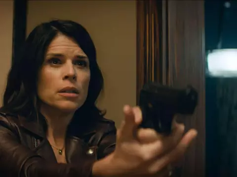 Neve Campbell em cena de Pânico 5 (Paramount Pictures/Divulgação)