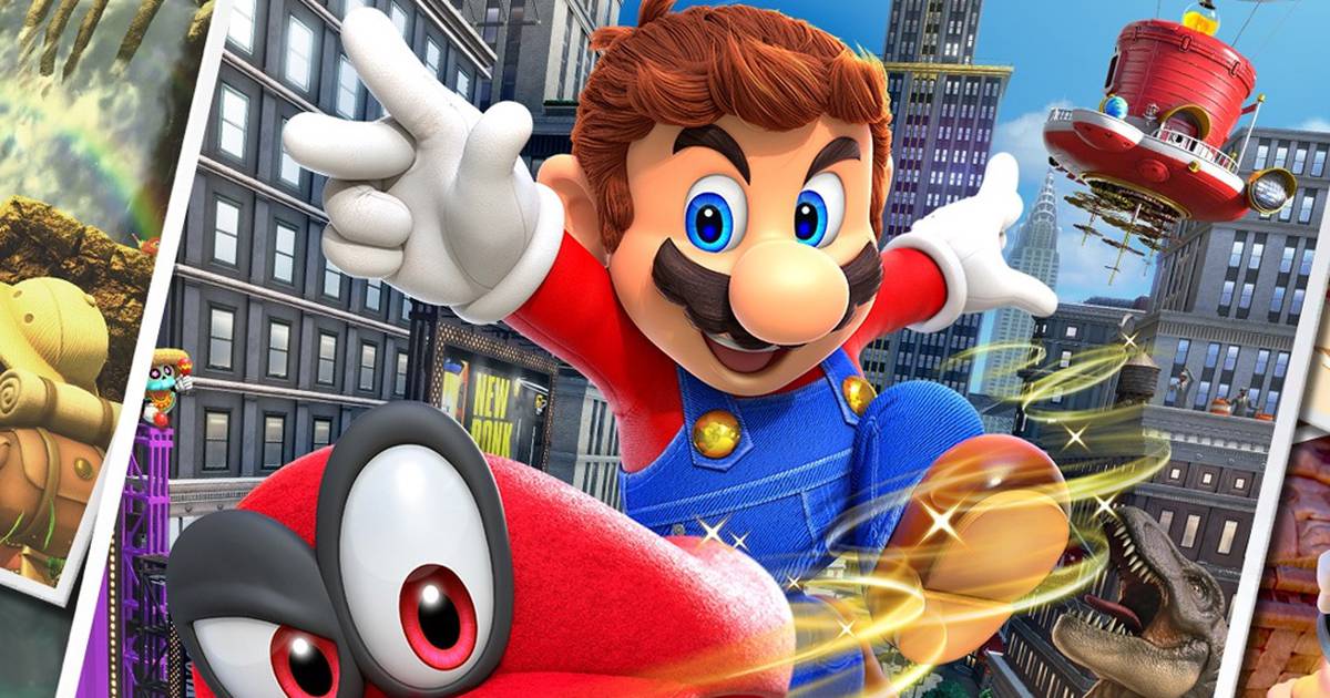 Super Mario Odyssey - Super Mario Odyssey lidera lista dos jogos