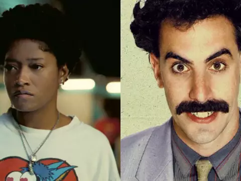 Keke em Não! Não Olhe! / Sacha em Borat / Divulgação