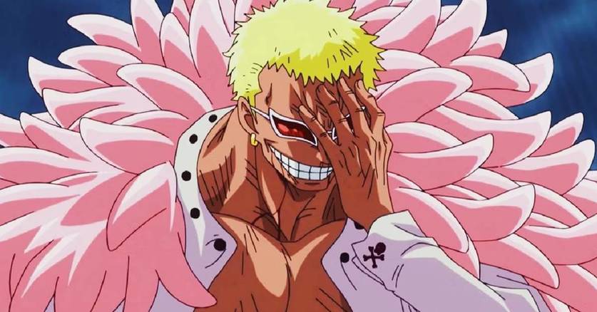 TODO O PODER DE DONQUIXOTE DOFLAMINGO - ONE PIECE 