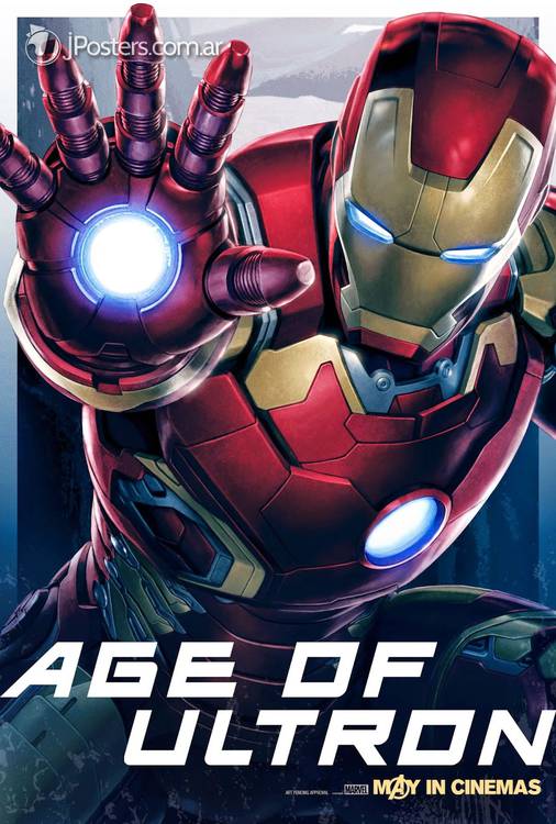 Vingadores: Era de Ultron, Posters Individuais do elenco principal do filme.