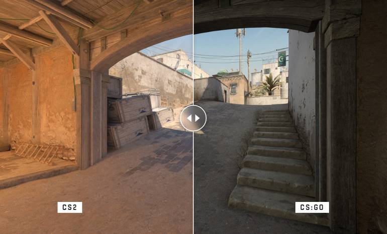 Confira comparativo entre gráficos de CS 2 e CS:GO