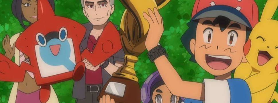 Após 20 anos, Ash vence a liga Pokémon