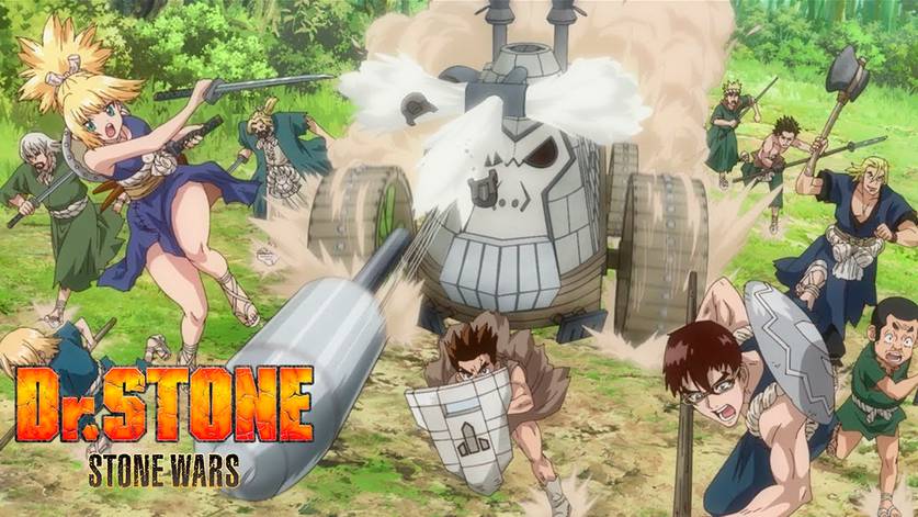 Dr STONE, o “shonen de lutinha” que troca jutsus por ciência