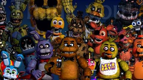 PERSONAGENS RAROS em FIVE NIGHTS AT FREDDY´S!! 