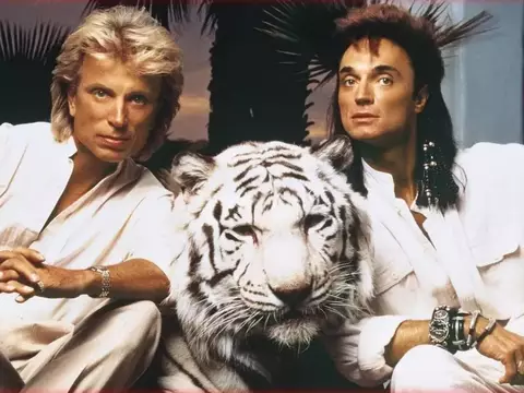 Andrew Garfield e Jude Law surgem caracterizados como Siegfried e Roy