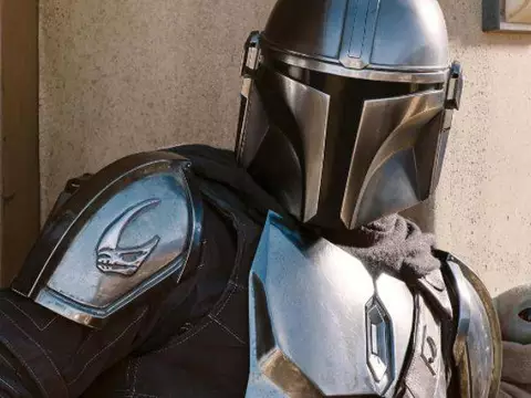 Cena de The Mandalorian no Disney+ (Reprodução)