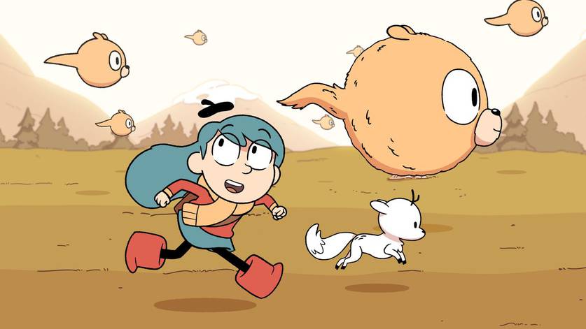 Cena da animação Hilda