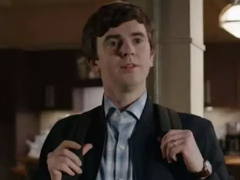 Freddie Highmore em The Good Doctor (ABC/Reprodução)