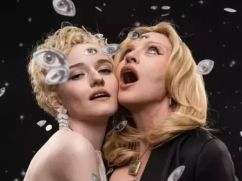 Madonna e Julia Garner
