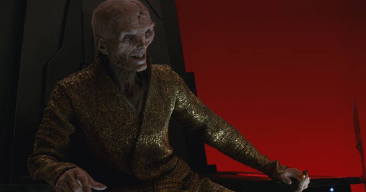 Star Wars: Os Últimos Jedi  Snoke é mais poderoso do que Darth Vader, diz  Andy Serkis