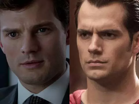 Montagem com Jamie Dornan e Henry Cavill (Universal Pictures e Warner/Reprodução - Montagem)