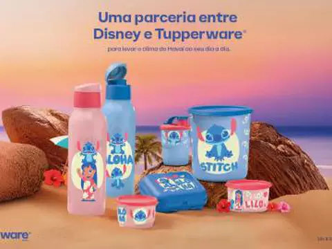 Com coleção dedicada ao Stitch, Tupperware anuncia retorno de produtos Disney