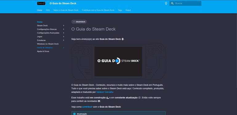 Guia do Steam Deck