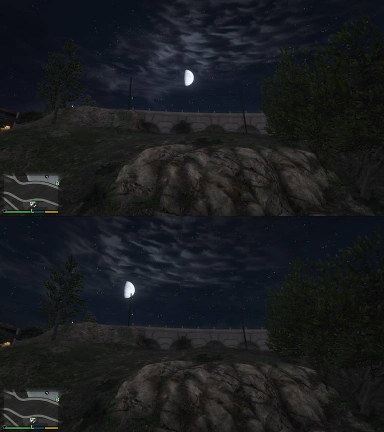 Antes e depois da lua.