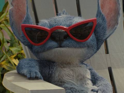 Stitch no live-action de Lilo & Stitch (Disney/Divulgação)