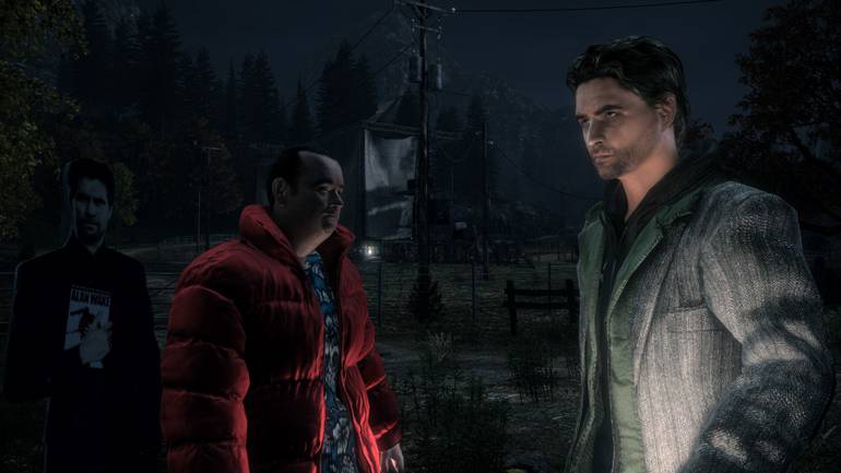 Alan Wake à noite.