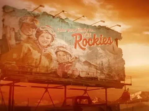 Outdoor indicando o Colorado, na série de Fallout (Reprodução)