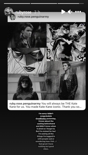 Print de stories de Ruby Rose