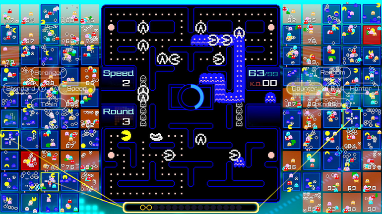 Tela de Pac-Man 99.