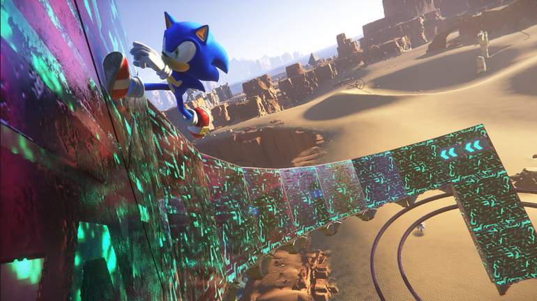 imagem de gameplay de sonic frontiers