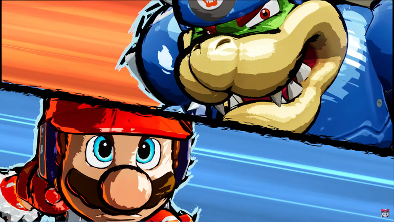 Mario vs. Bowser.