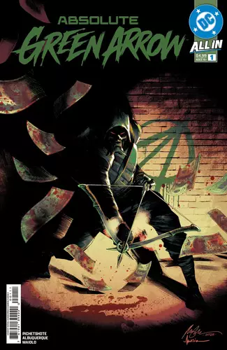 Capa da HQ Absolute Arqueiro Verde