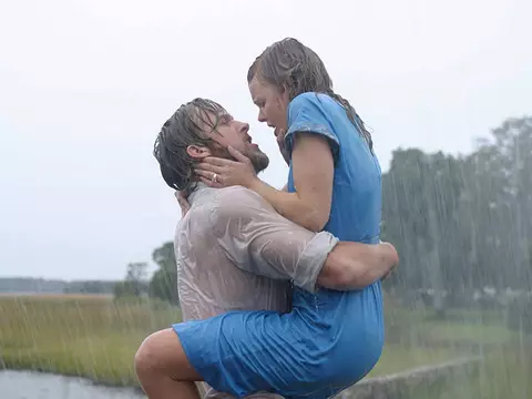 Rachel McAdams e Ryan Gosling em Diário de Uma Paixão
