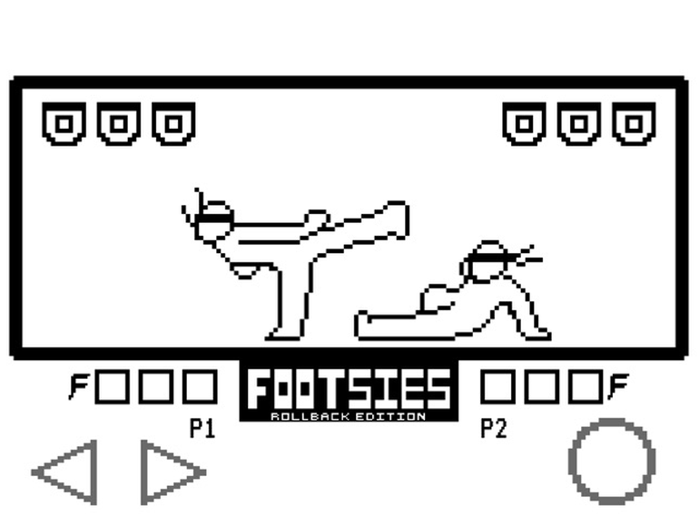 imagem de gameplay de footsies no mobile