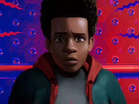 Cena de Homem-Aranha no Aranhaverso (Divulgação)