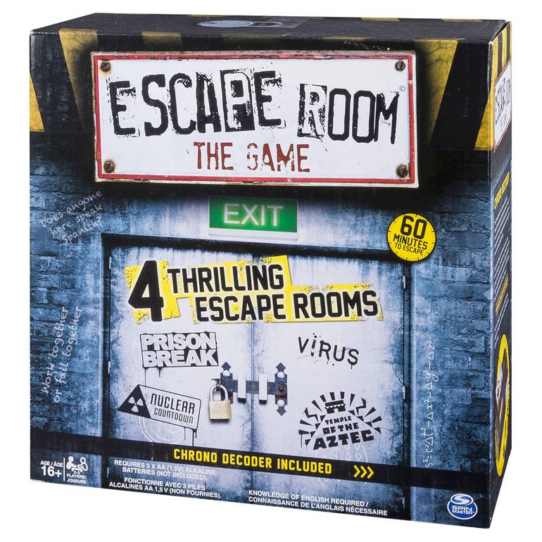 Escape Room: the Game - um jogo de tabuleiro com 60 minutos de