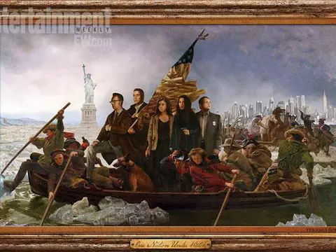 Person of Interest | Pôster para a Comic-Con 2013 mostra o elenco em um barco a remo