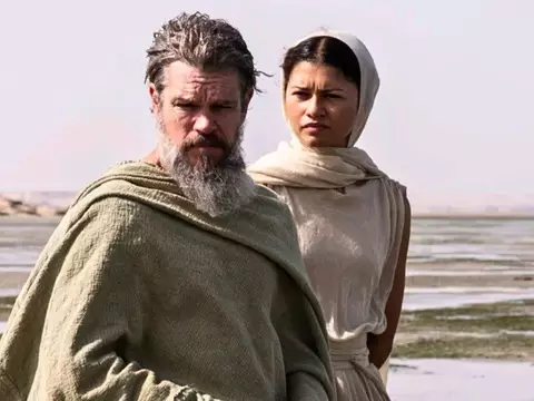 Zendaya e Matt Damon em A Odisseia