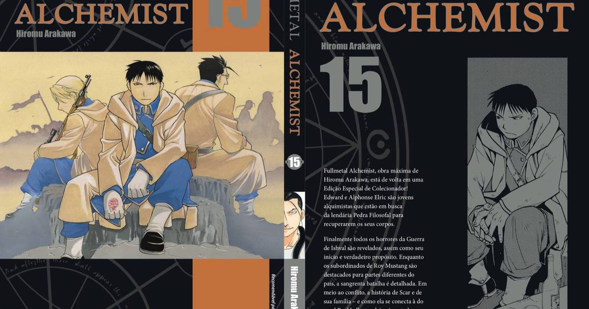 Fullmetal Alchemist  Volume 15 revelará o verdadeiro propósito da Guerra  de Ishval; confira capa