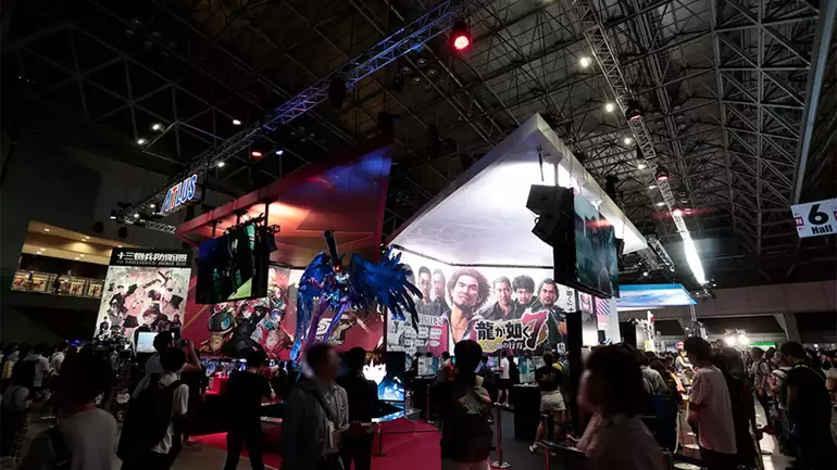 Estande da SEGA na Tokyo Games Show 2019
