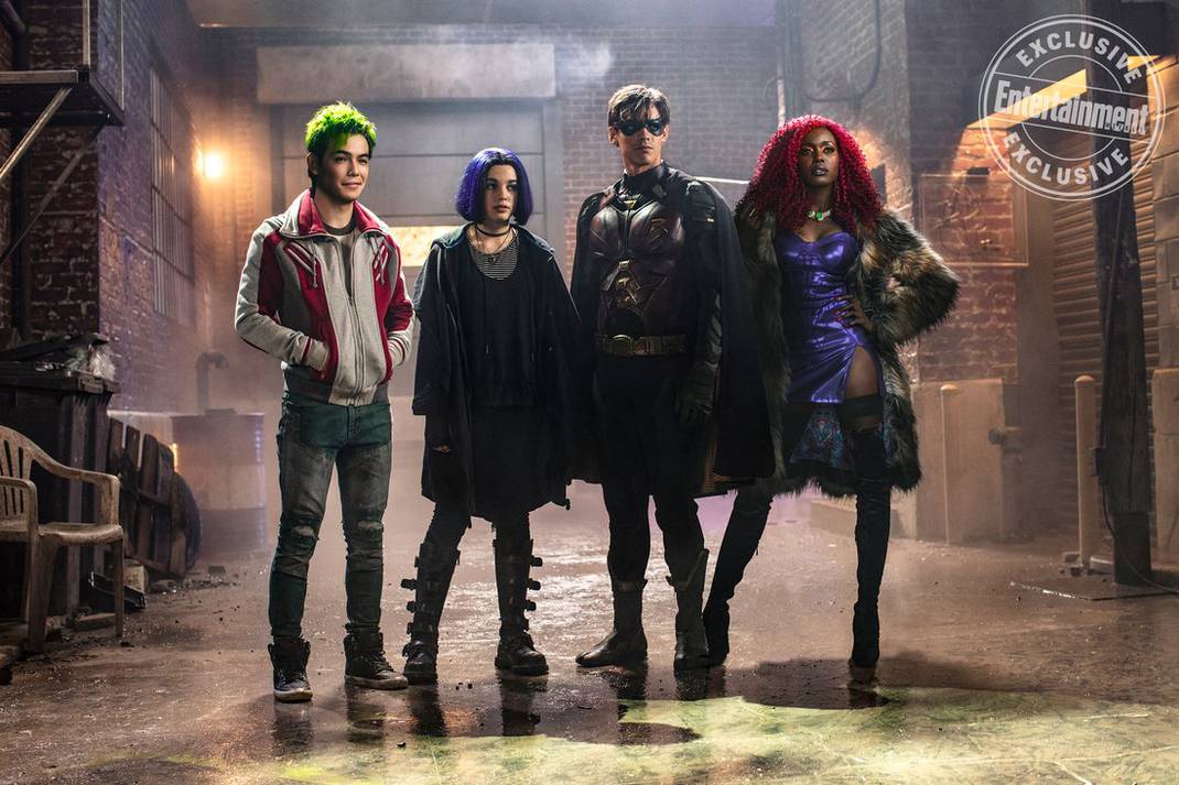 Titans  Foto do set revela visuais de Mutano e Ravena - Observatório do  Cinema