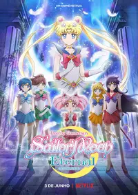 Sailor Moon e Sailor Chibi Moon juntas em Sailor Moon Eternal.