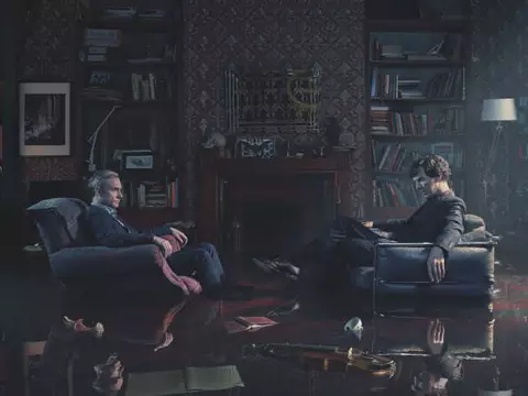 Sherlock e Watson estão em piscina de sangue em teaser da quarta temporada
