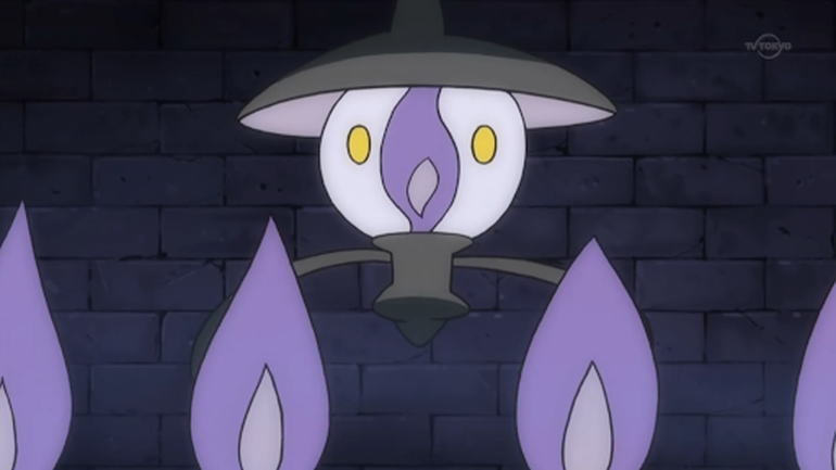 Lampent em Pokémon.